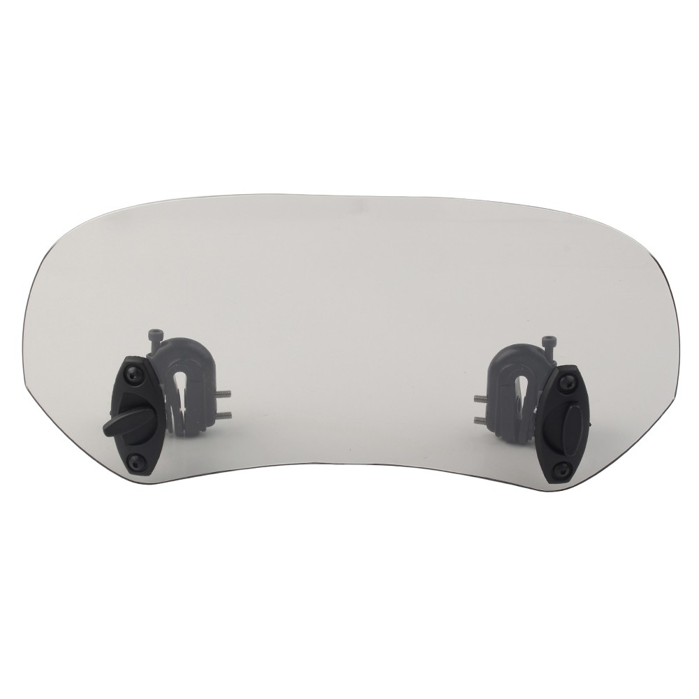 Adjustable Clip-On Windshield Extension Spoiler Windscreen Deflector Motor US