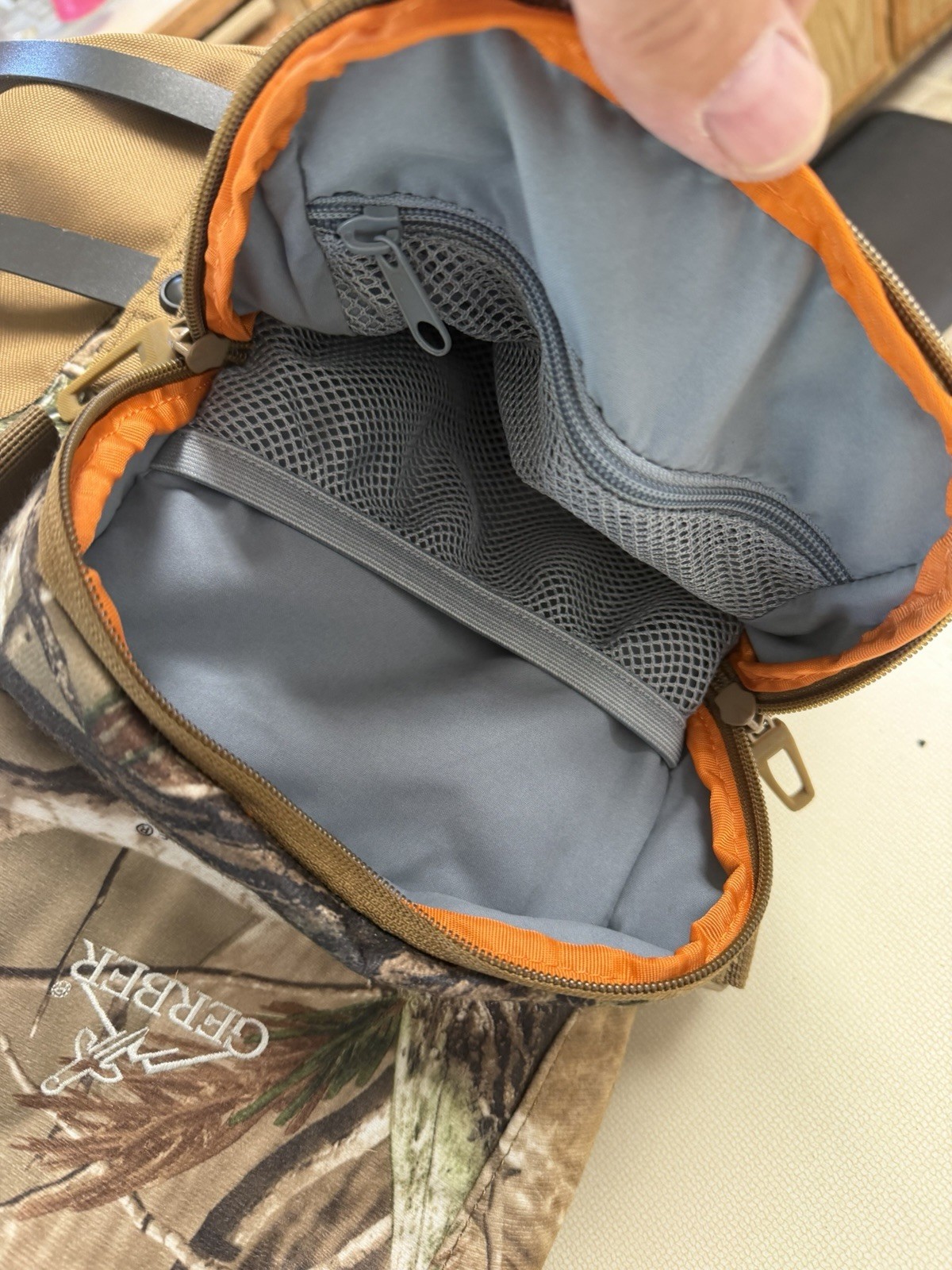 Gerber Realtree Camo Hydration Backpack 3L Reservoir 3 Pockets Adjustable
