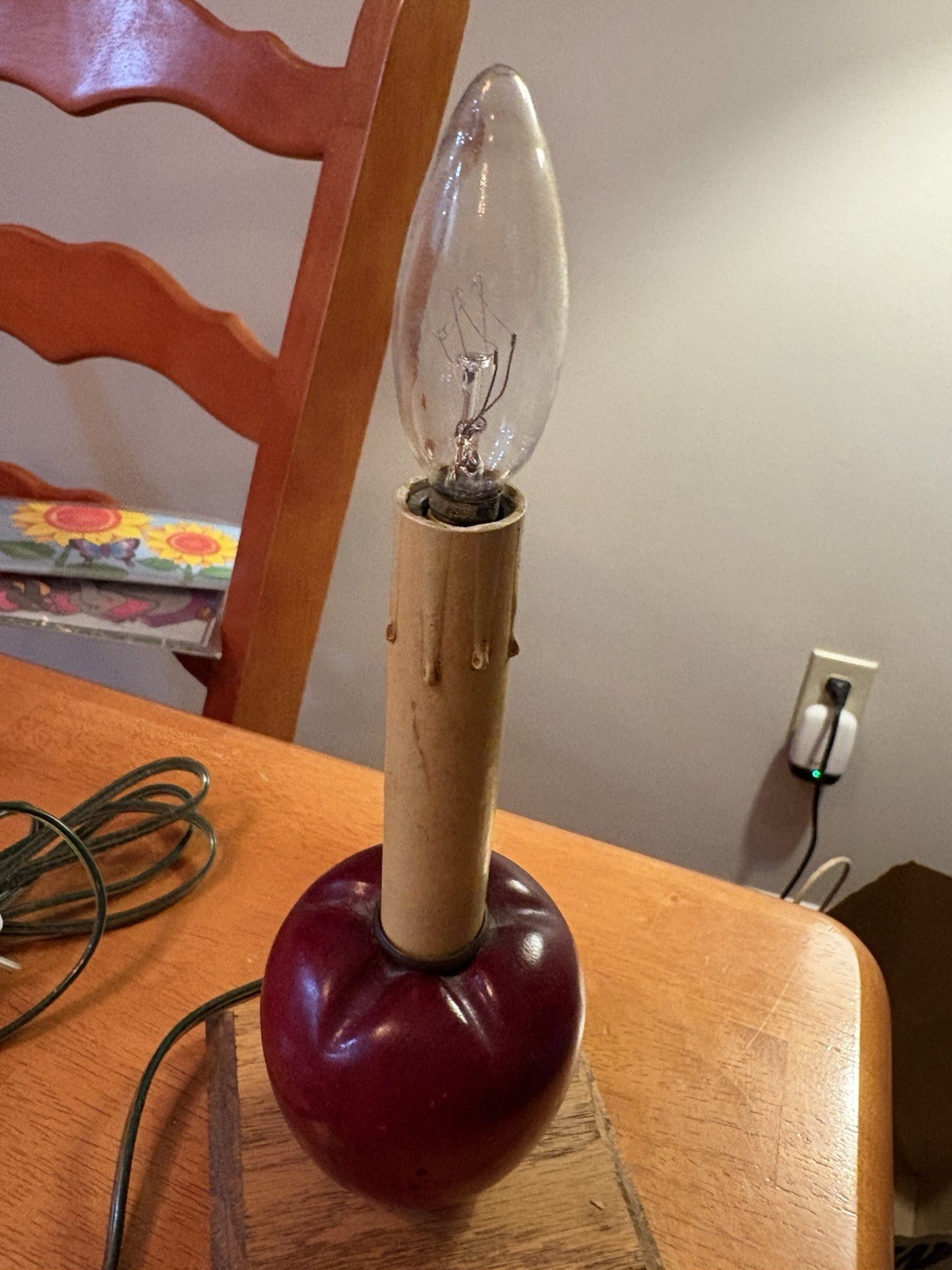 Vintage Apple Tabletop Nightlight