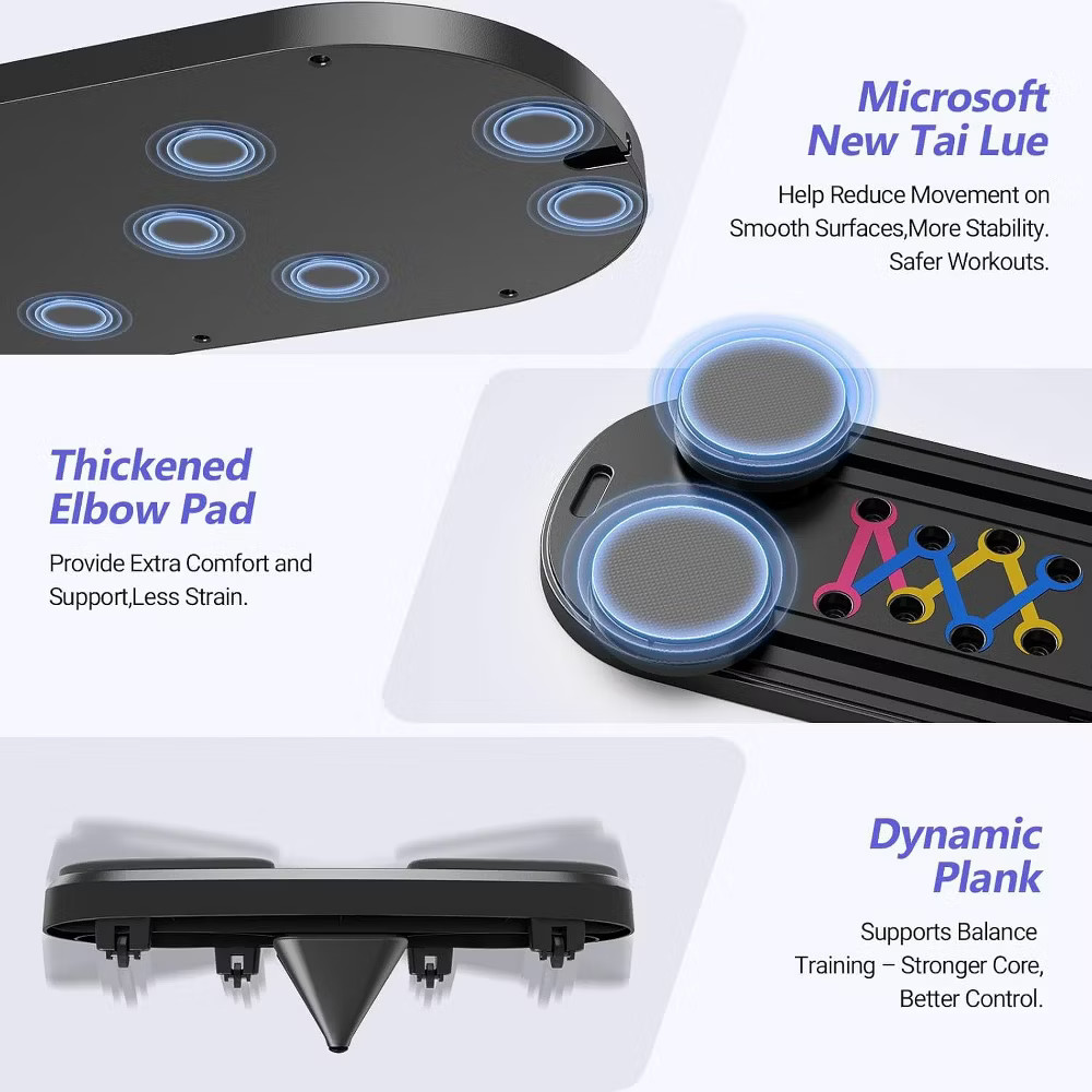 FLYBIRD Pilates Board, Multi-functional Ab Exercise Board, Foldable Home Pilates