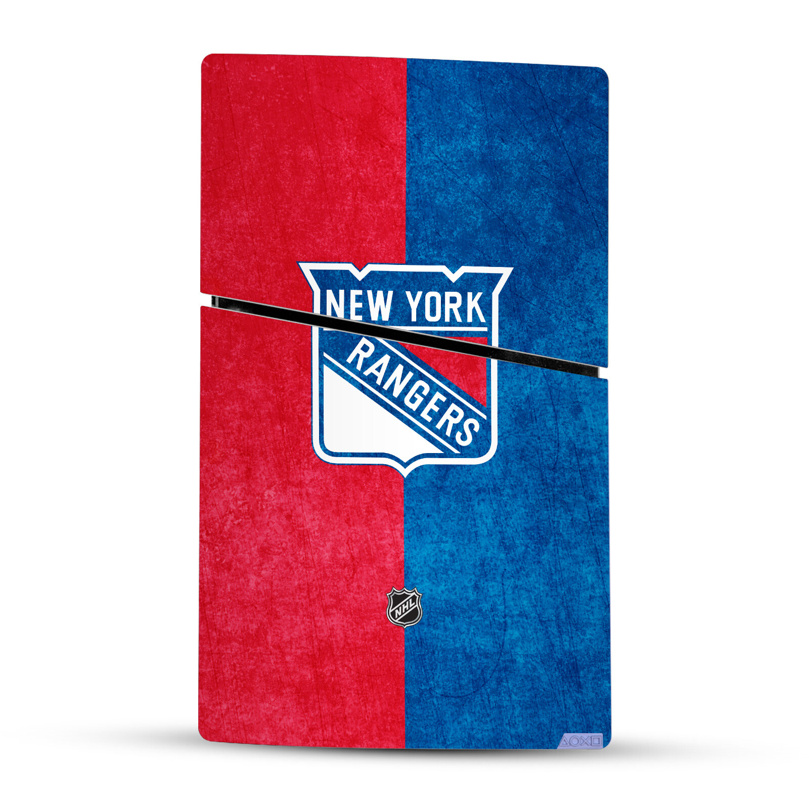 NHL NEW YORK RANGERS VINYL SKIN FOR PS5 SLIM/PRO DIGITAL CONSOLE & CONTROLLER