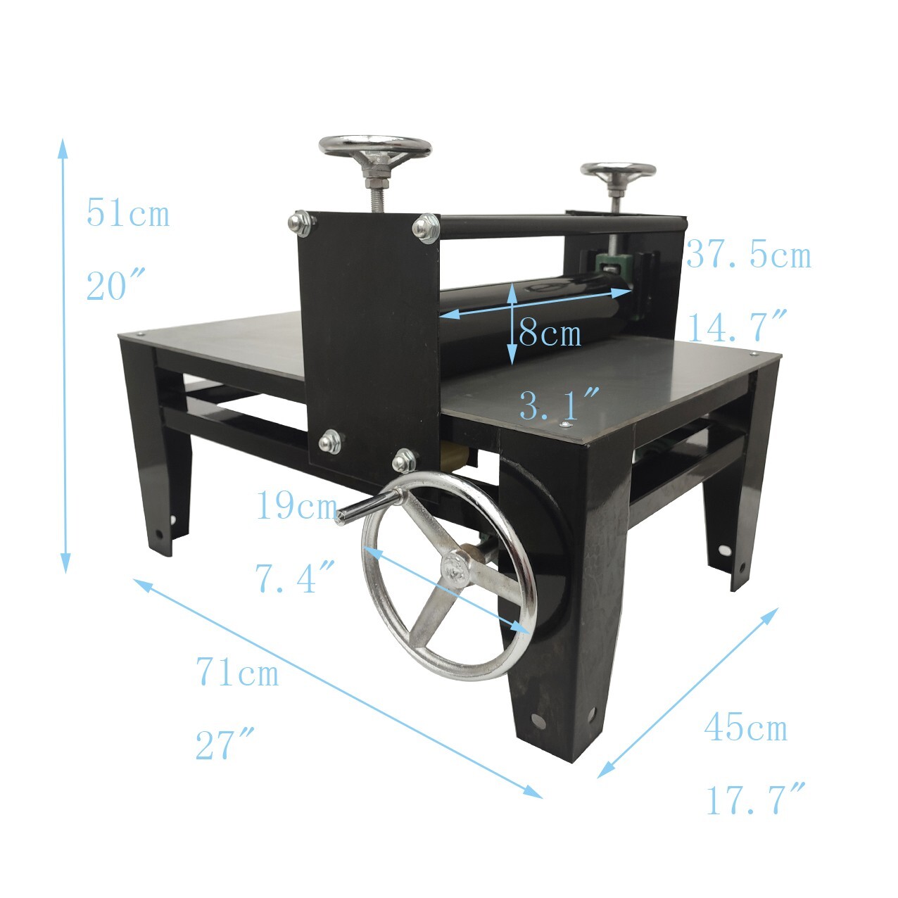 NEW Ceramic Clay Plate Machine Slab Roller for Clay Adjustable Table 45*70cm