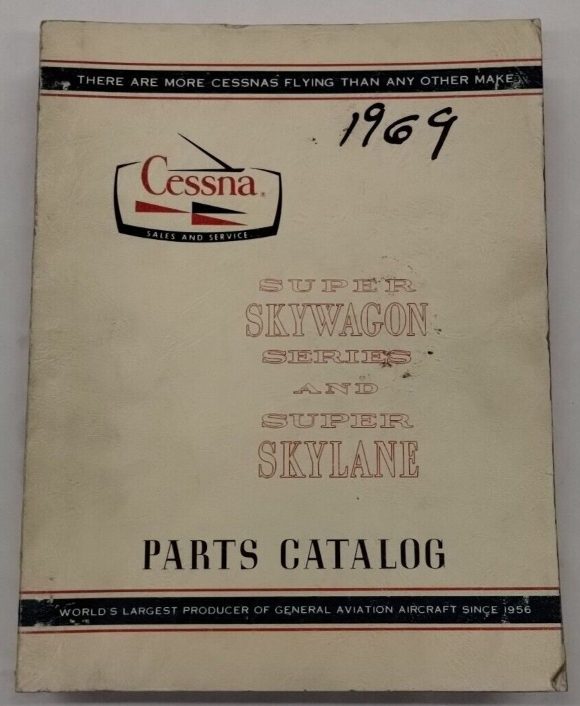 Cessna 206 Series 1964-68 Parts Catalog-Original