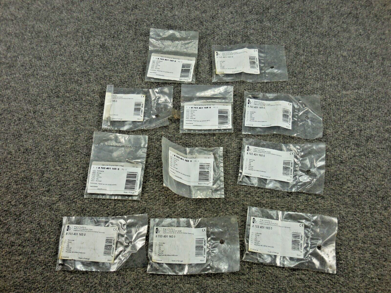 Lot of (11) New Sealed Genuine Original Bosch 87034011650 Screw 8 703 401 165 0