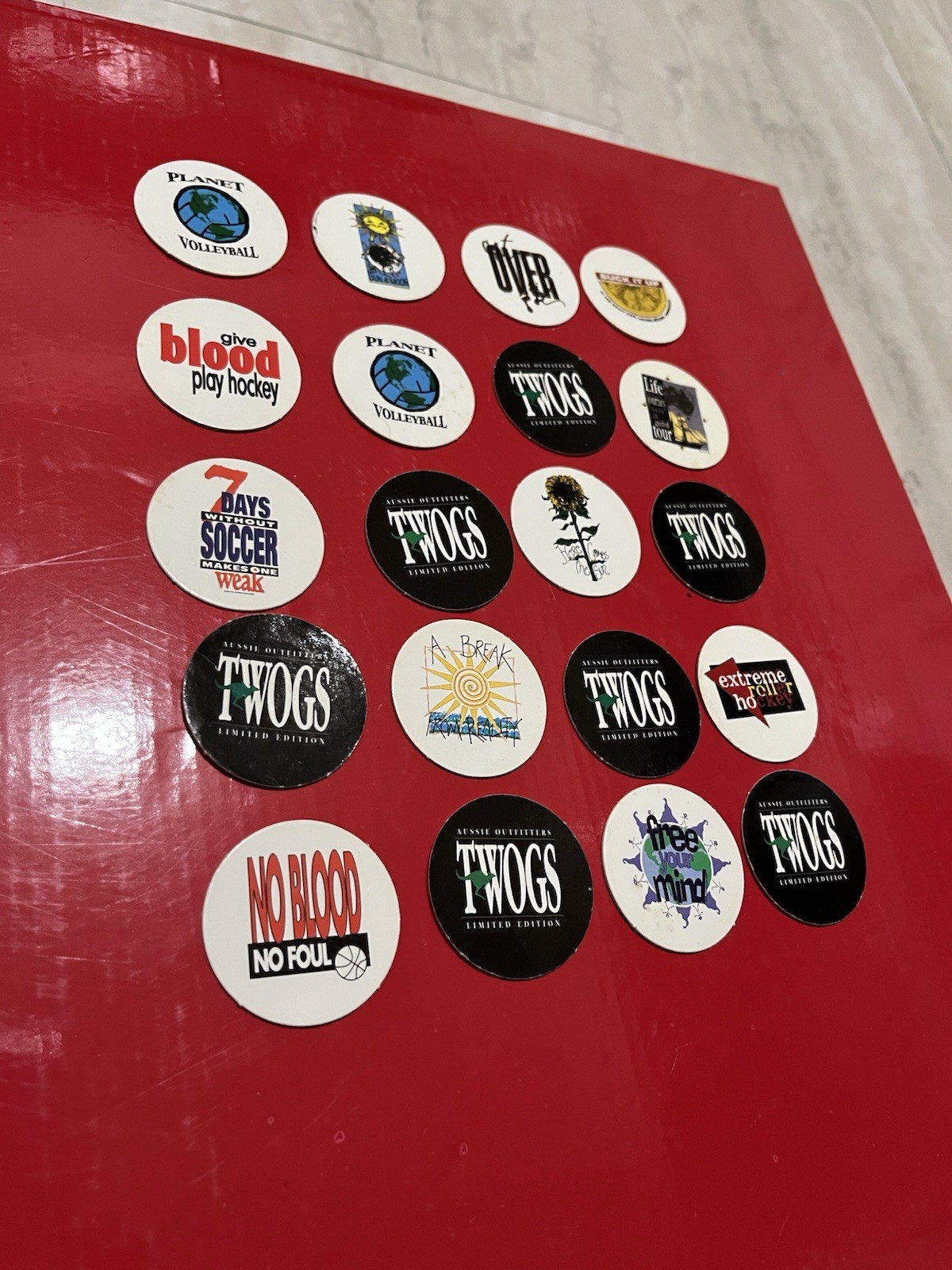 Rare Lot of Aussie Outfitters TWOGS Limited Edition POGS Assorted 10+ Pieces