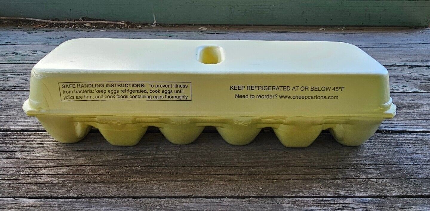 Styrofoam Bulk Egg Cartons (50 pack) Yellow