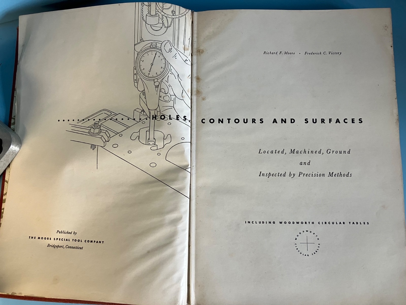 Moore Jig grinder head high speed with reference book