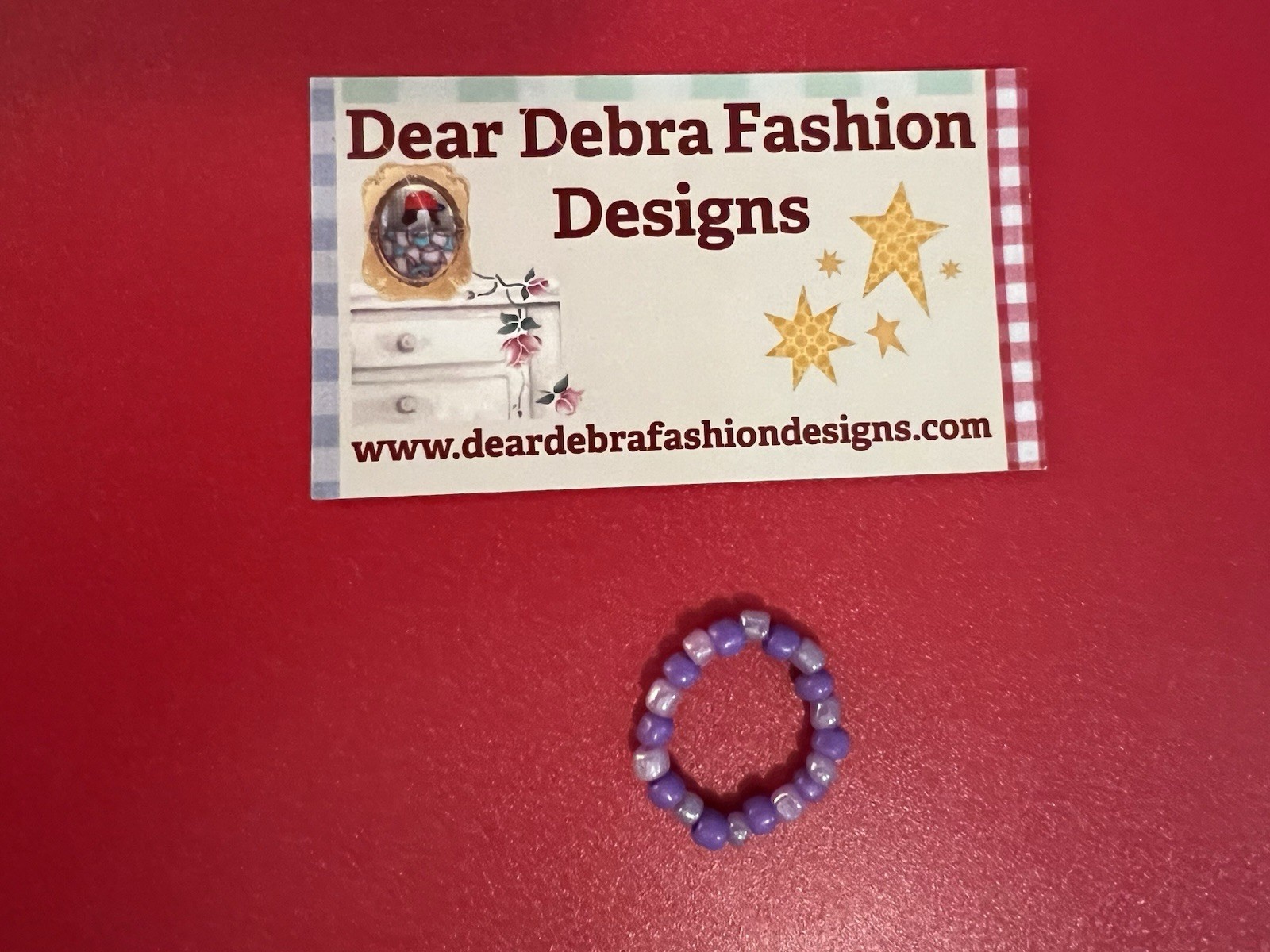 Beaded Ring One Size Fits All