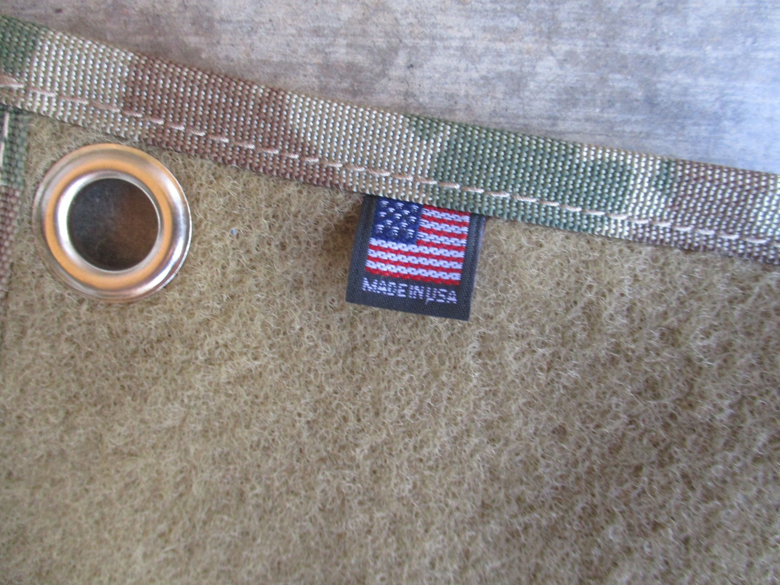 Tactical Morale Patch COYOTE, OCP, USA Made Loop Velcro® Display Panel, 28x30