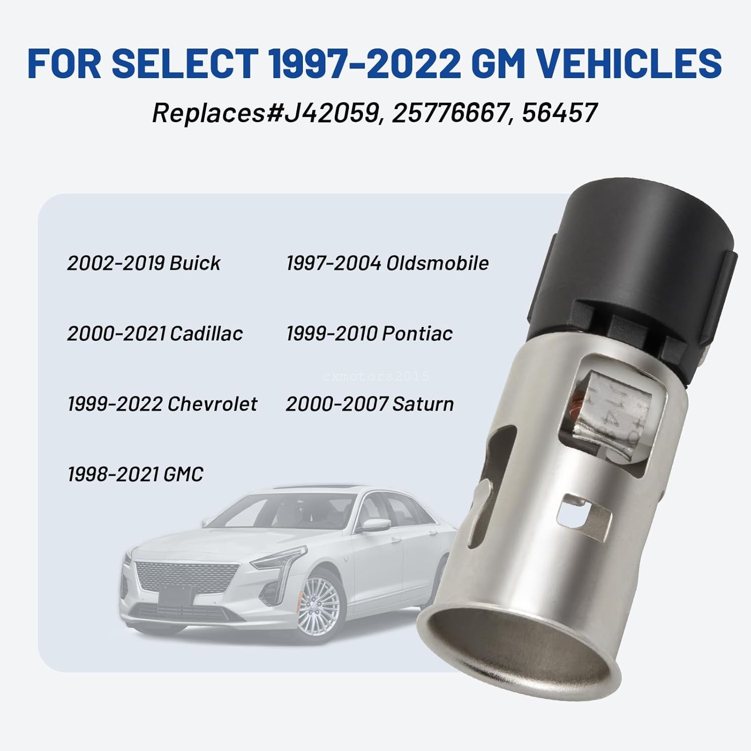 Cigarette Lighter Socket Replace 56457 For Cadillac Escalade ESV EXT 2003-2011