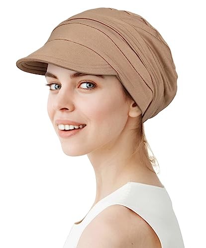 Super Soft Breathable Viscose Slouch Hat Oversized Baseball Cap One Size Khaki