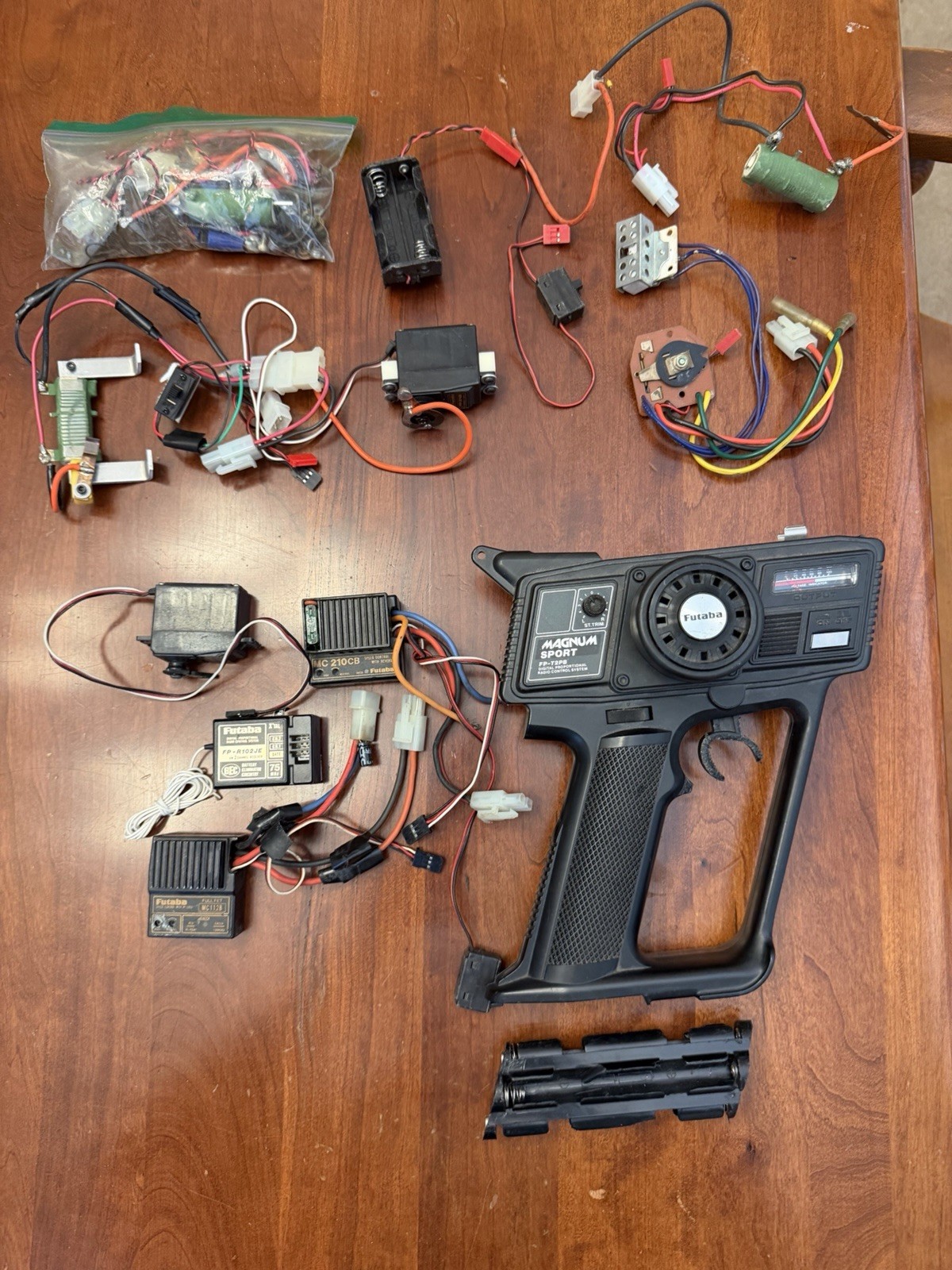 Vintage RC10 Electronics Futaba, ESC, Magnum Sport, Losi