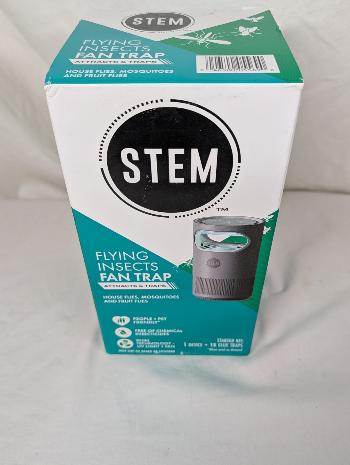 STEM Flying Insects Fan Trap Starter Kit 1 Device + 15 Glue Traps - New