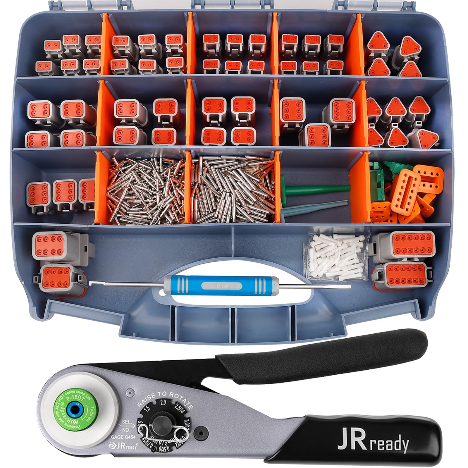 JRready ST6359 Deutsch DT Connector Crimping Pin Removal Kit 355PCS Tool SetPro