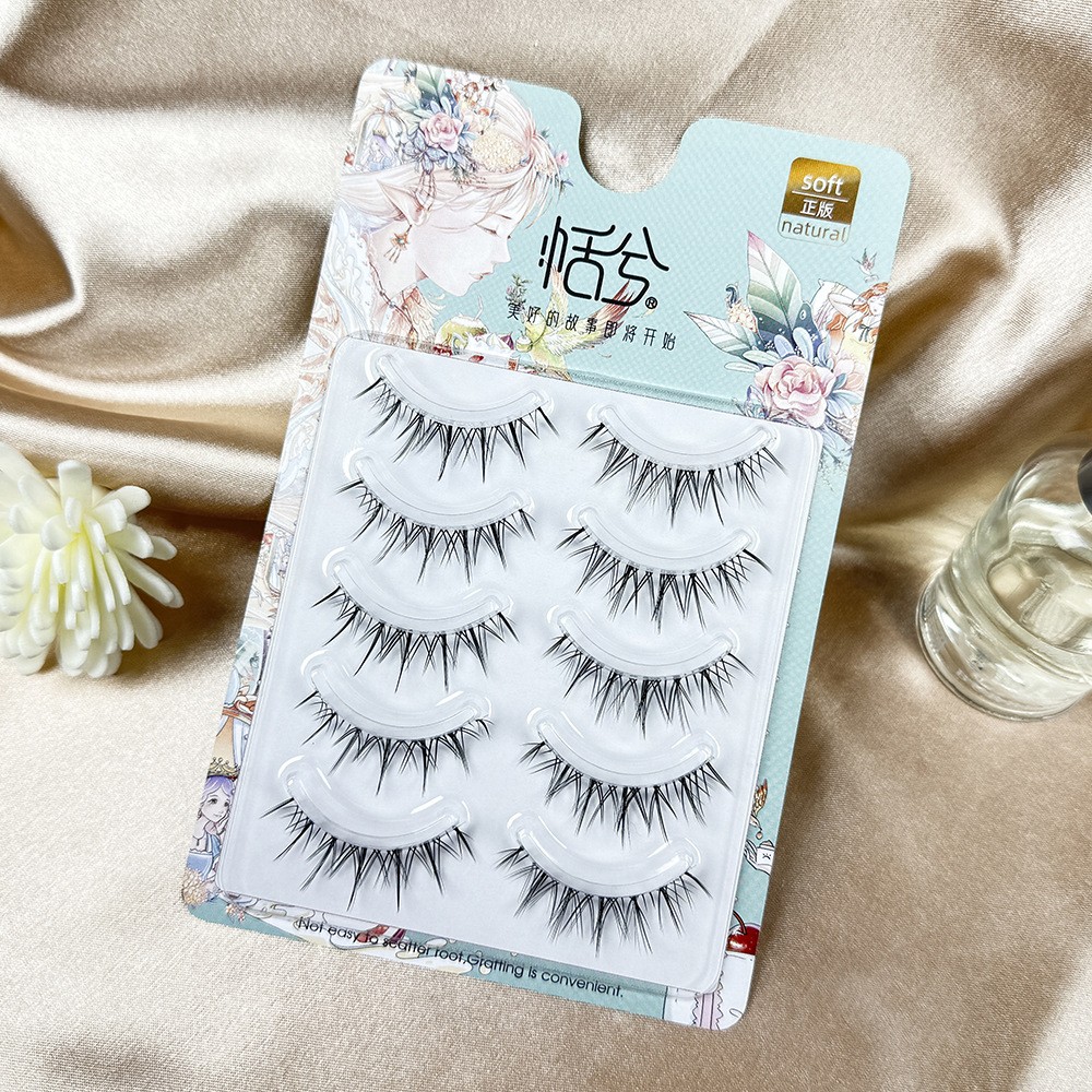 Makeup False Eyelashes for Dating & Parties - 12mm Natural Dense Lashes