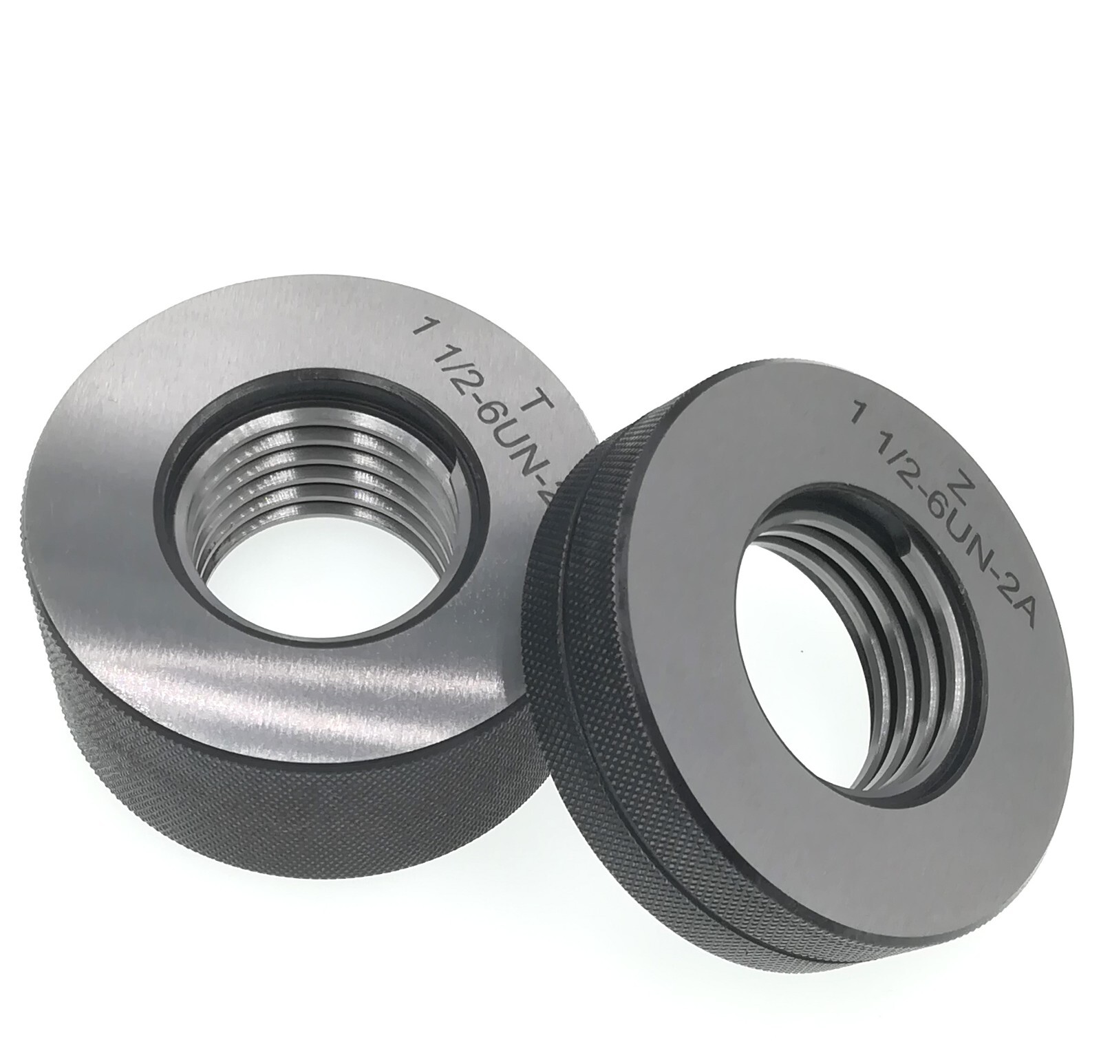 Thread Ring Gage 1" 1/2-6 UN 2A Thread Ring Gauge GO NOGO 1 1/2-6 Ring Gages
