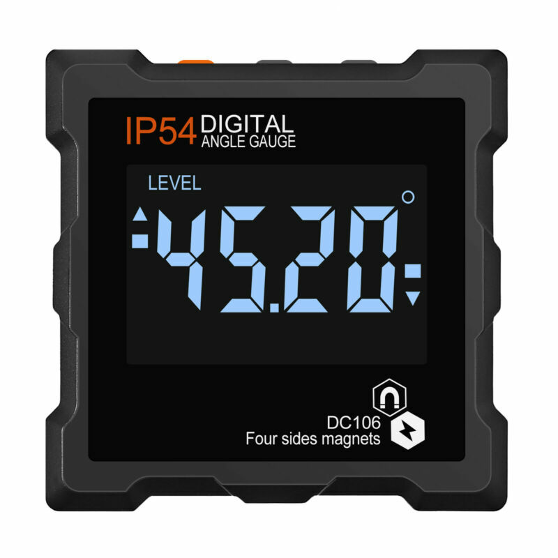 Digital Inclinometer Level Box Protractor Angle Finder Bevel Gauge Magnet 4*90°