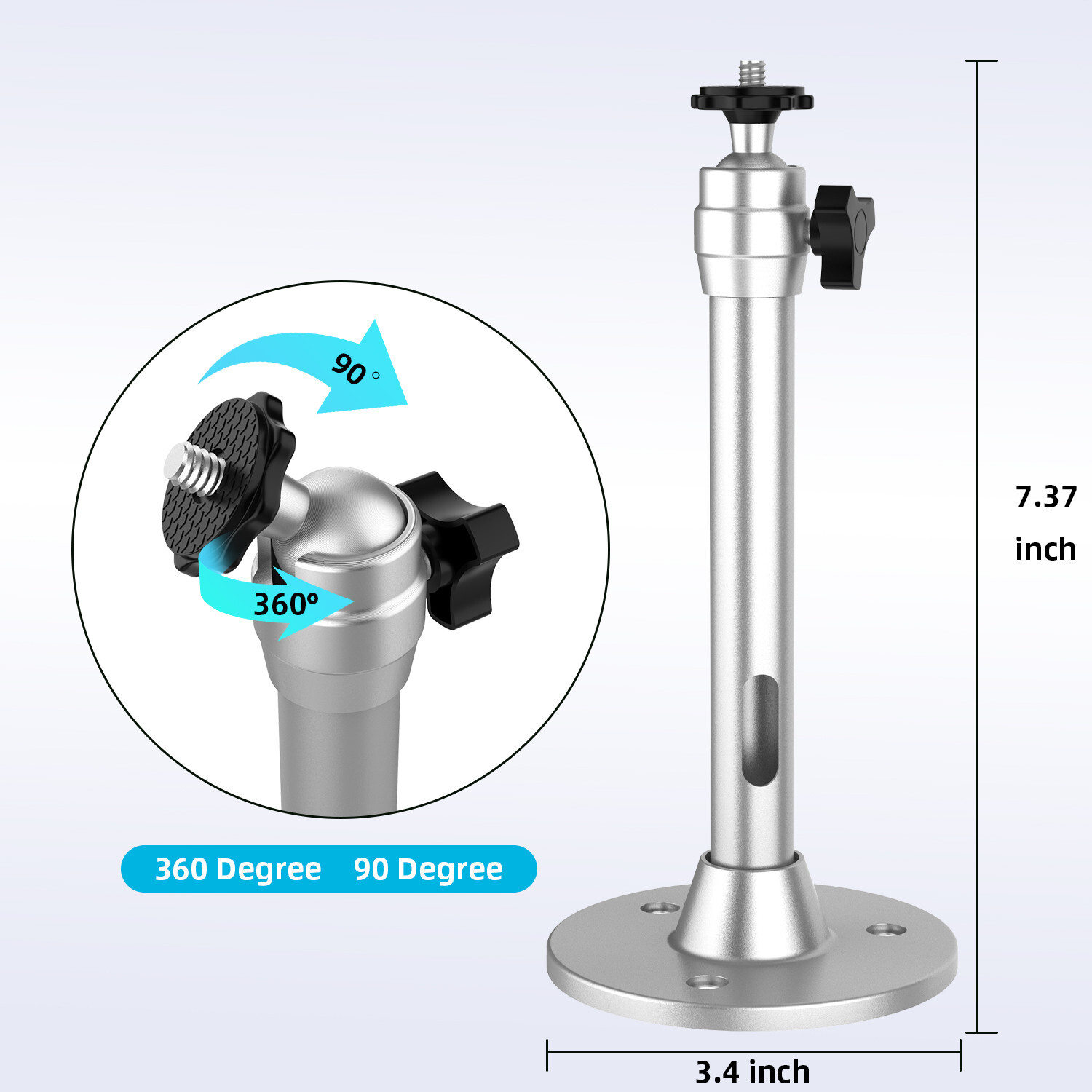 Projector Mount Universal Aluminium LCD Wall Ceiling Bracket Hanger Holder Stand