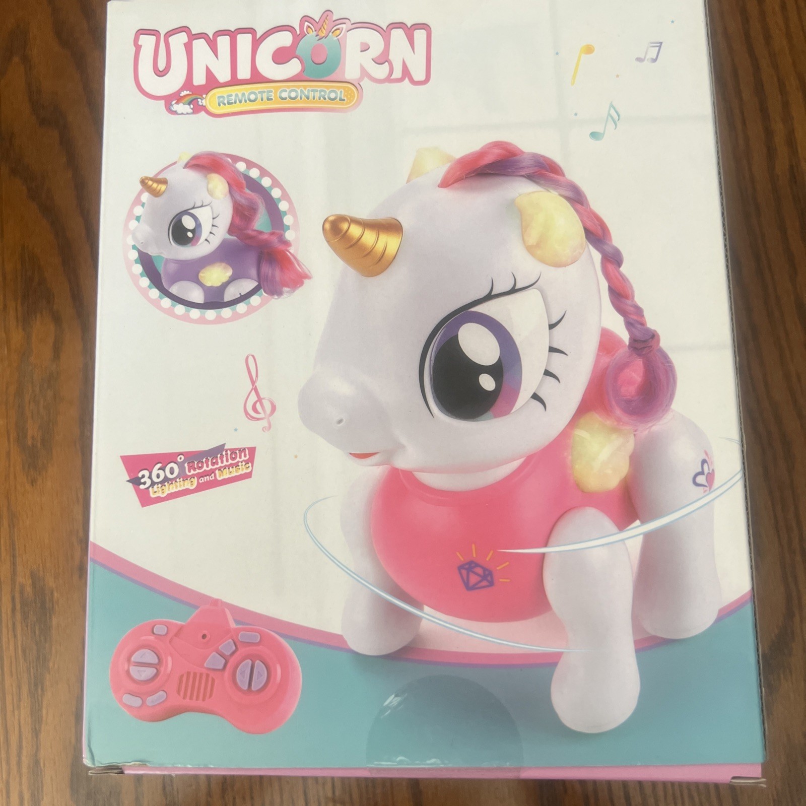 Unicorn Remote Control Control / Cute Lighting And Music.