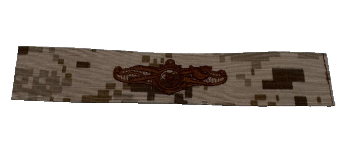 USN US Navy Information Dominance Warfare Officer AOR1 Desert Digital Camo Patch