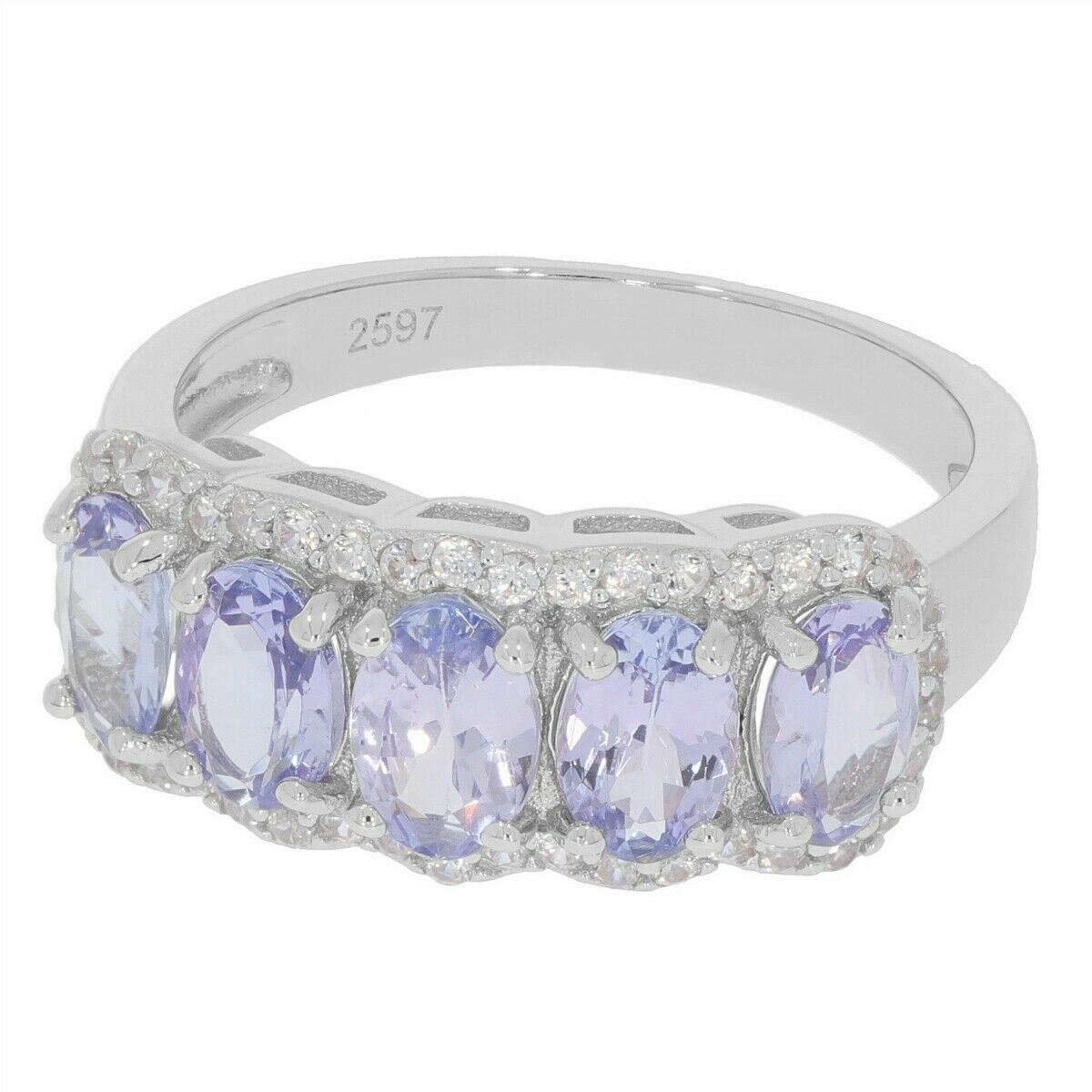 Sterling Silver Semi Mount Ring Setting Oval OV 6x4mm Topaz