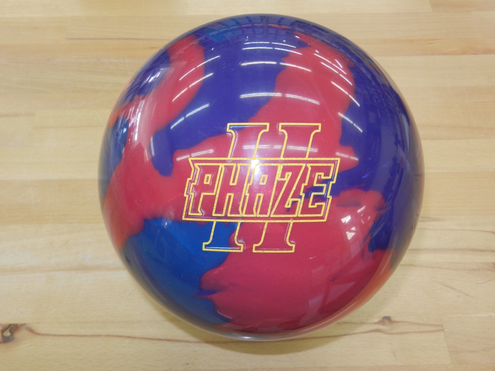 NIB 14# Storm Phaze II Pearl Bowling Ball w/Specs of 14.4/3.5-4" Pin/3.36oz TW