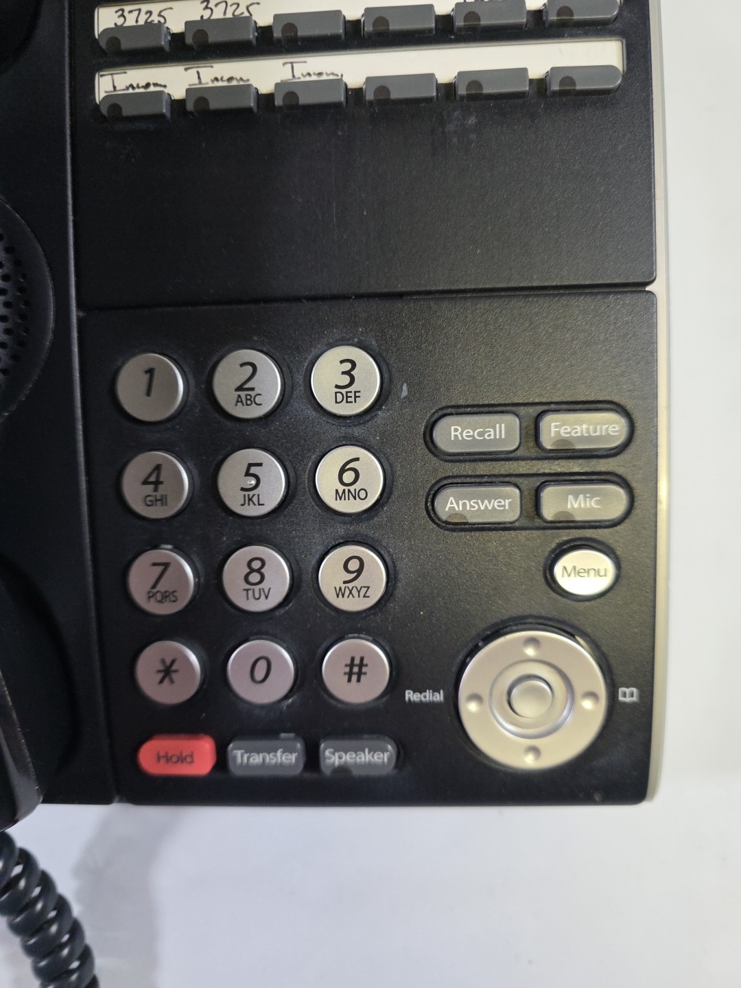 NEC ITL-12D-1(BK)TEL ILV(XD)Z-Y(BK) Lot# K26DMF-G Business Phone Plus Acc.