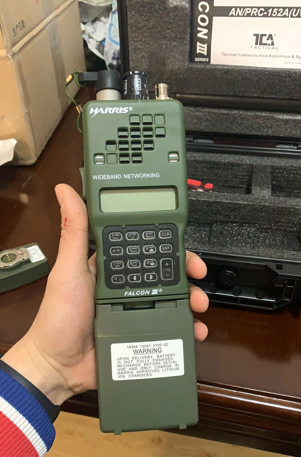 US! TCA PRC-152A GPS Multiband FM Radio 15W MBITR HARRIS Walkie Talkie Aluminum