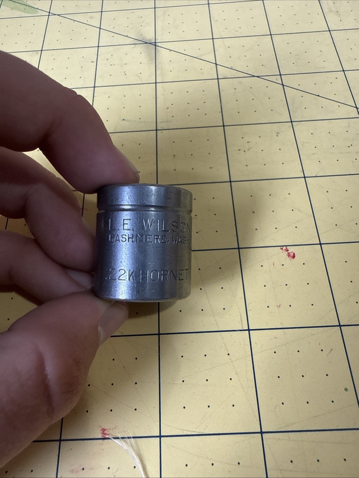 L.E. Wilson .22k hornet case holder