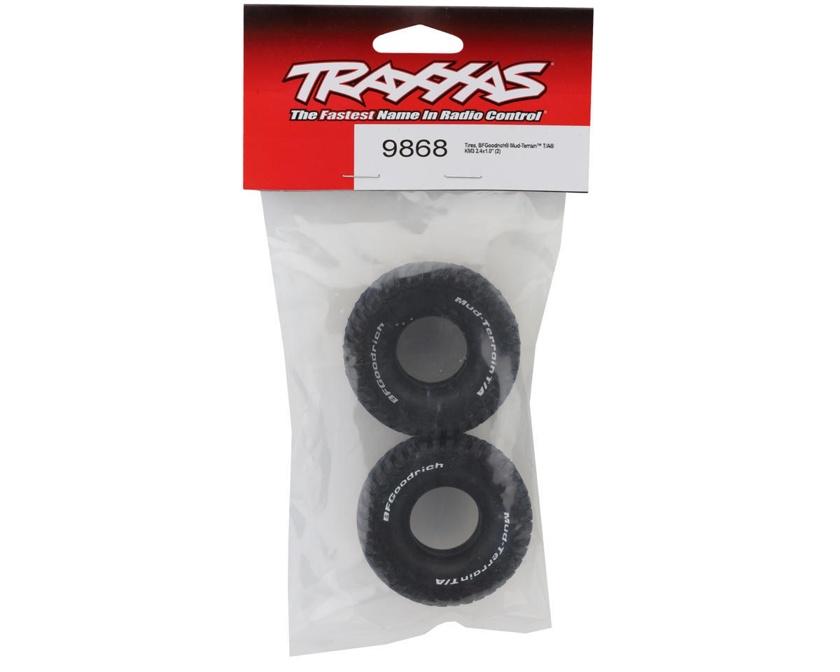 Traxxas 1.0" BFGoodrich® Mud-Terrain™ T/A KM3 Micro Crawler Tires (2) (61mm OD)
