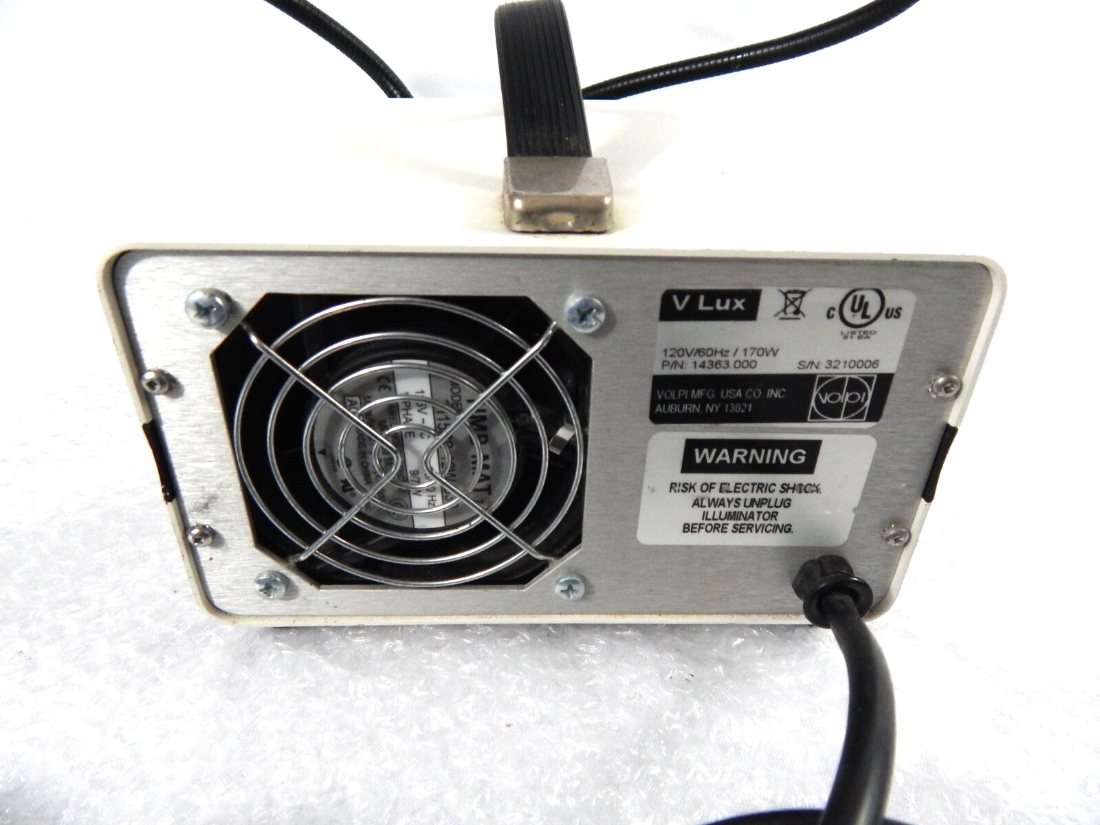V-LUX 1000 LIGHT SOURCE W/ 2 FIBER OPTIC LIGHTS