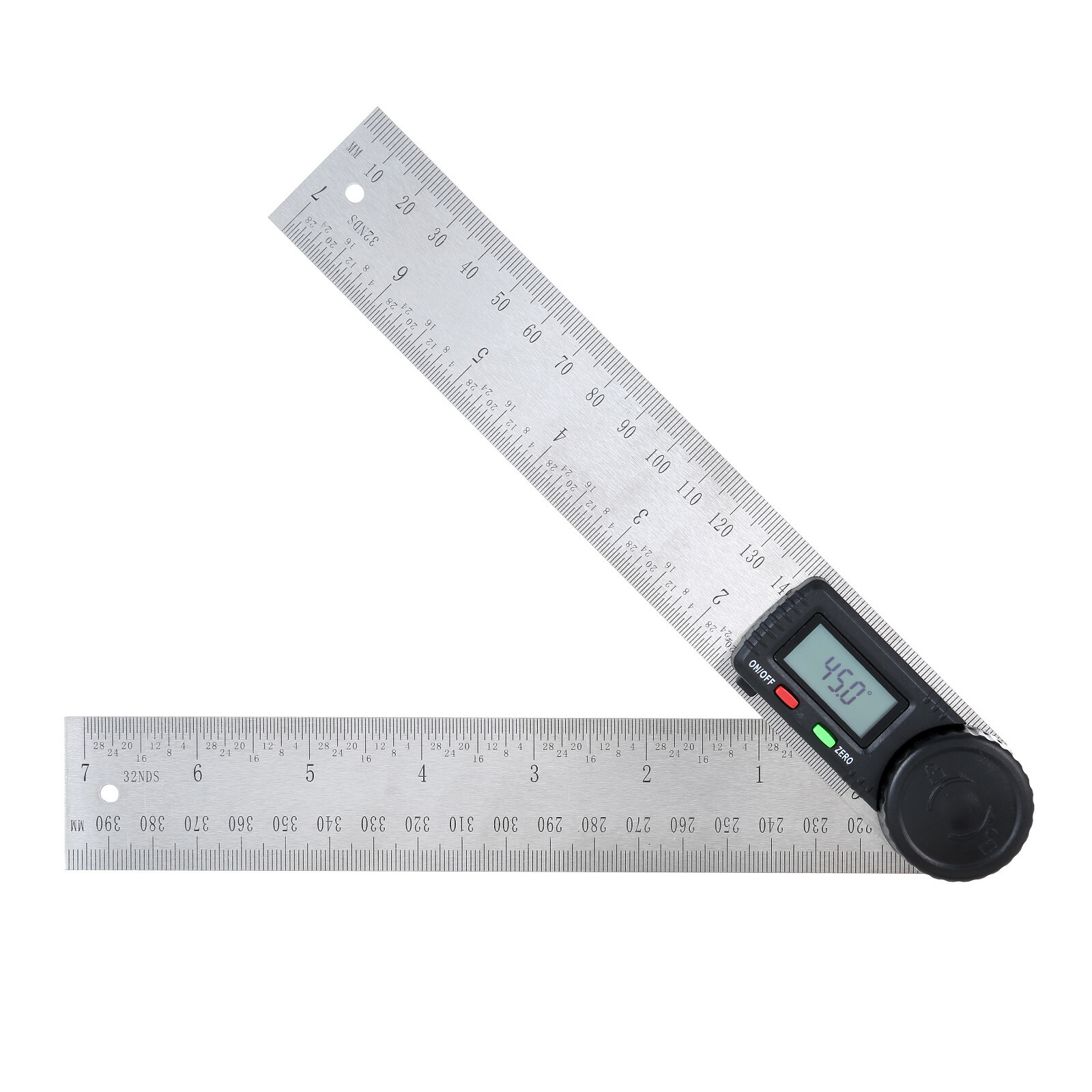 Hyper Tough 7" DIGITAL ANGLE FINDER Easy-to-Read LCD Display MEASURING CORNERS