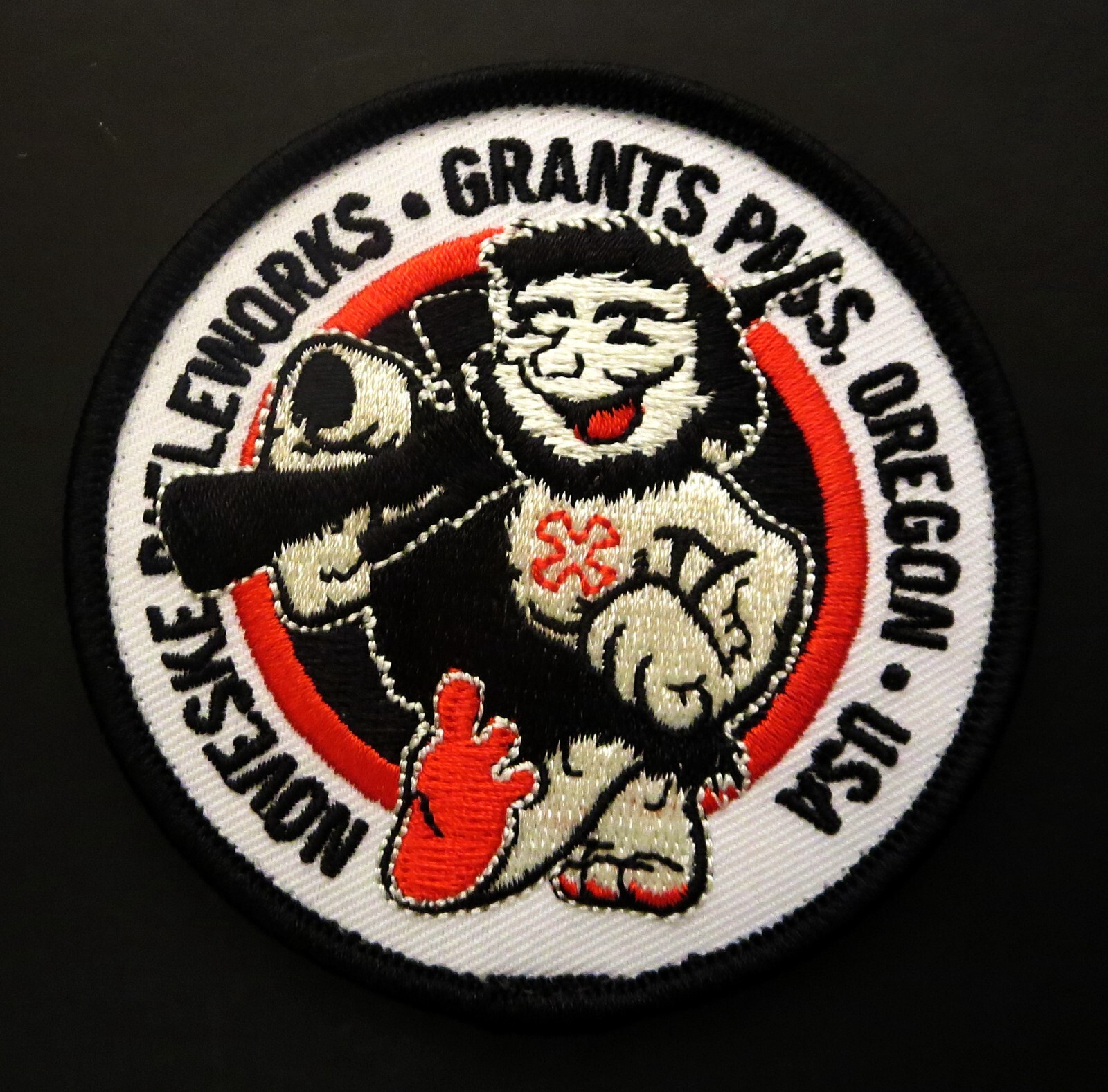 NOVESKE RIFLEWORKS CAVEMAN PATCH WRMFZY PIZZA BOIIS FORWARD OBSERVATIONS GROUP