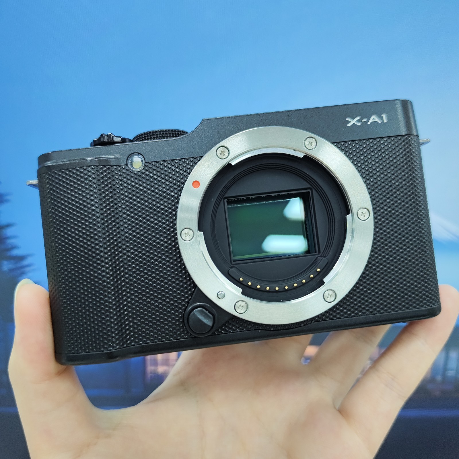 Fujifilm X-A1 16.3MP Mirrorless Digital Camera Body Only - Black Tested Working