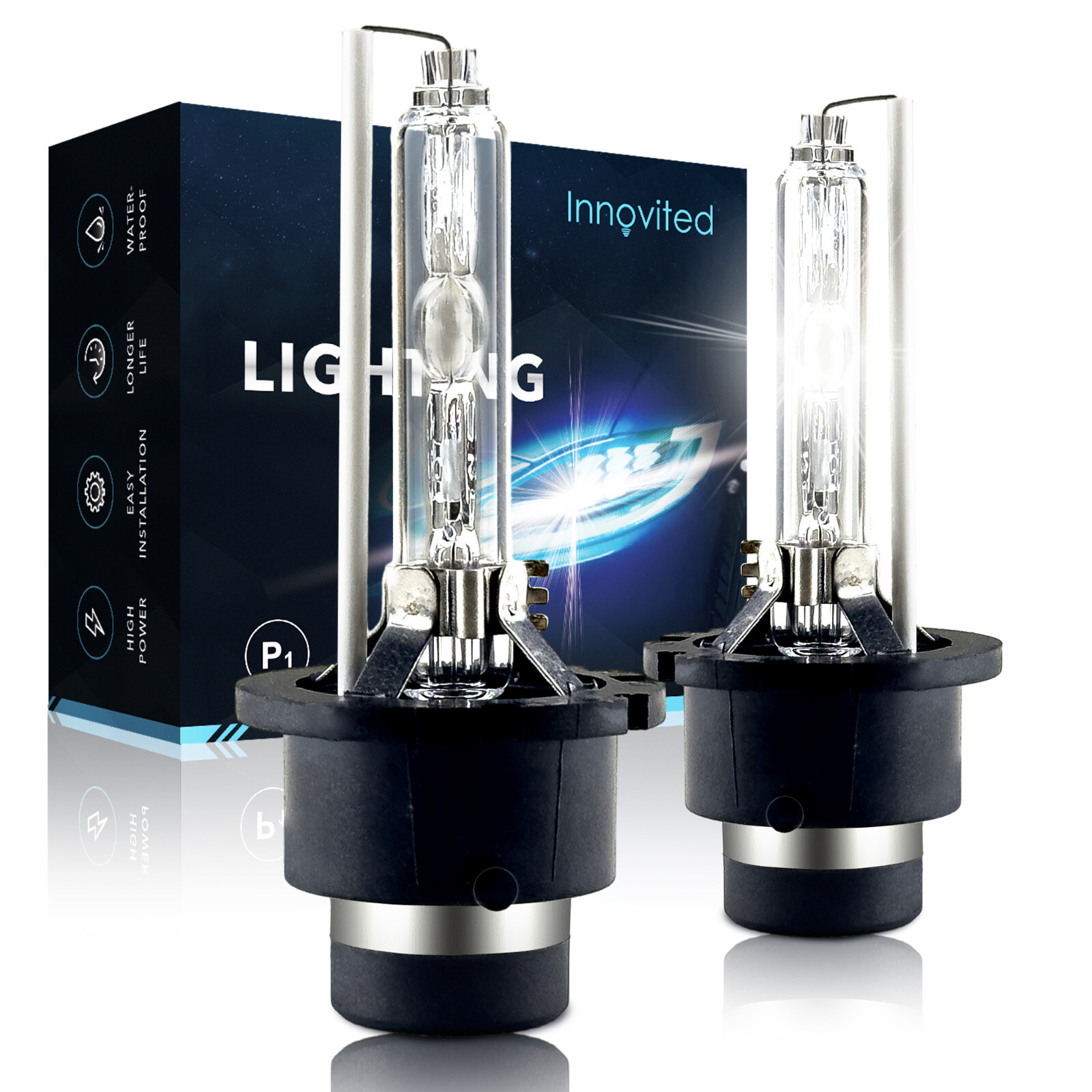 2x D2S D2R HID Xenon Replacement Headlight Bulbs 4300K 6000K 8000K 10000K 12000K