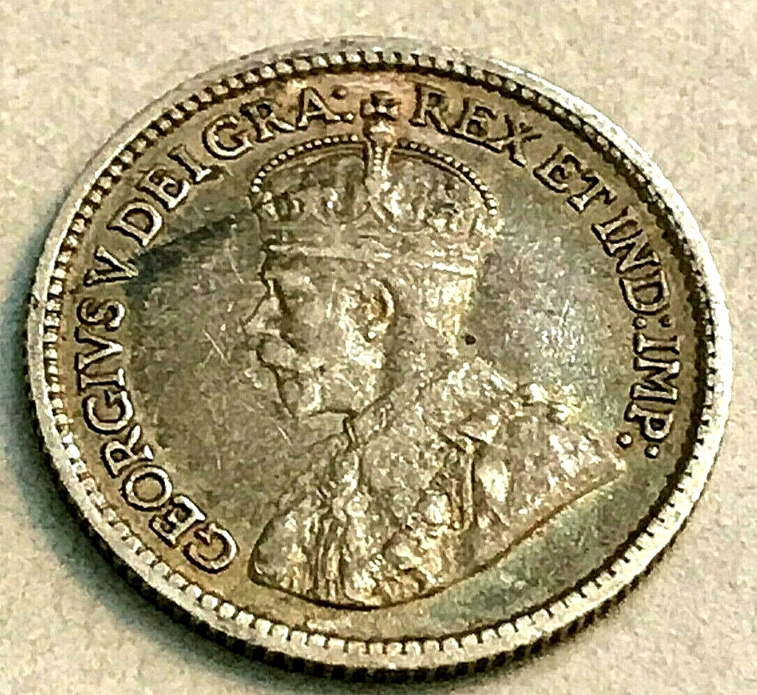 1913 Canada 5 Cents Nice Original XF KM-22 CHN