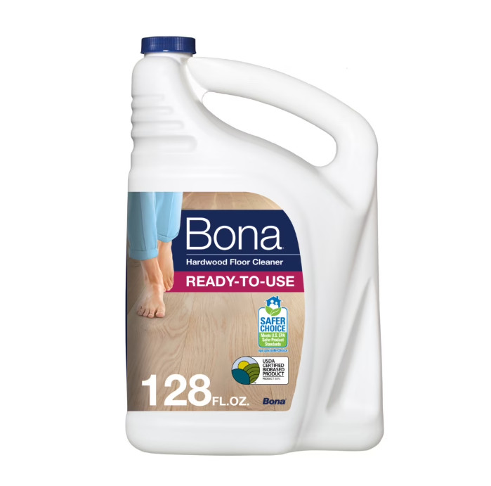 Bona Hardwood Floor Cleaning Solution Refill, Unscented, 128 fl oz... NEW