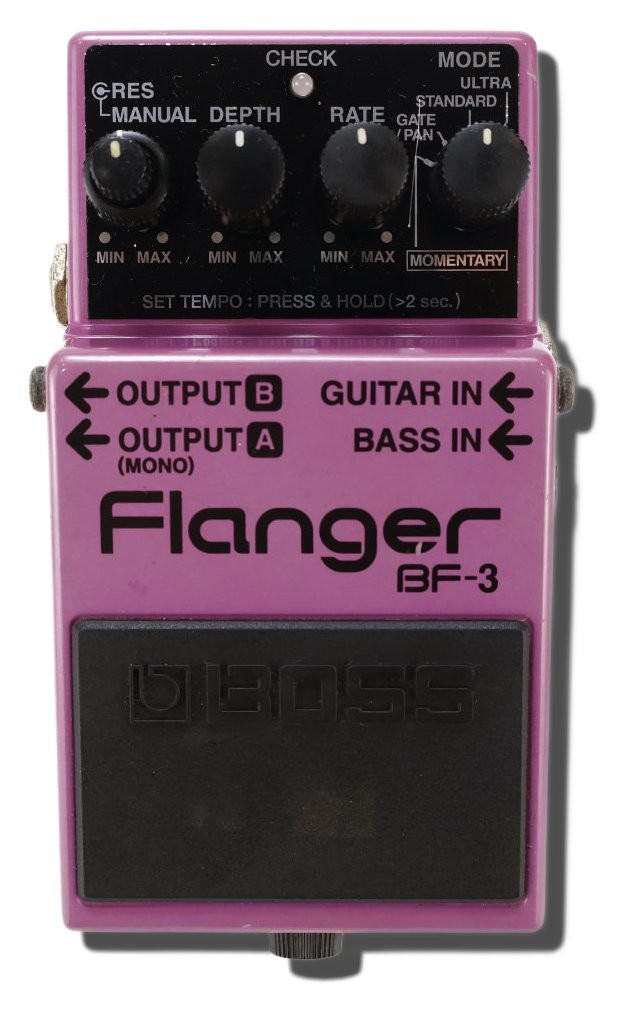 BOSS BF-3 Flanger Pedal 3130 Tested & Works