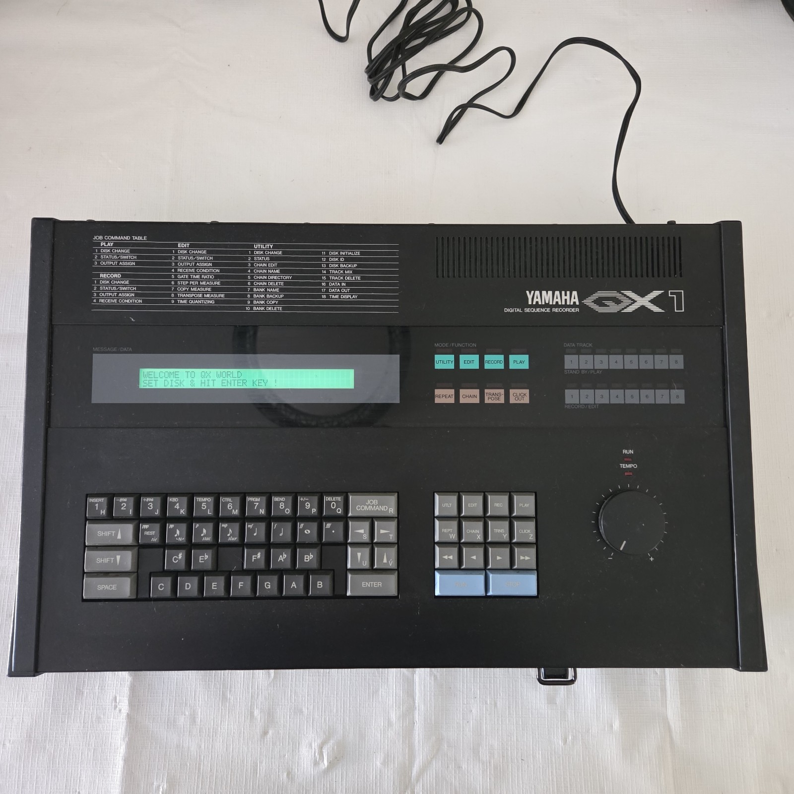 Vintage YAMAHA QX1 Digital Sequence Recorder Partially Tested SEE DESCRIPTION