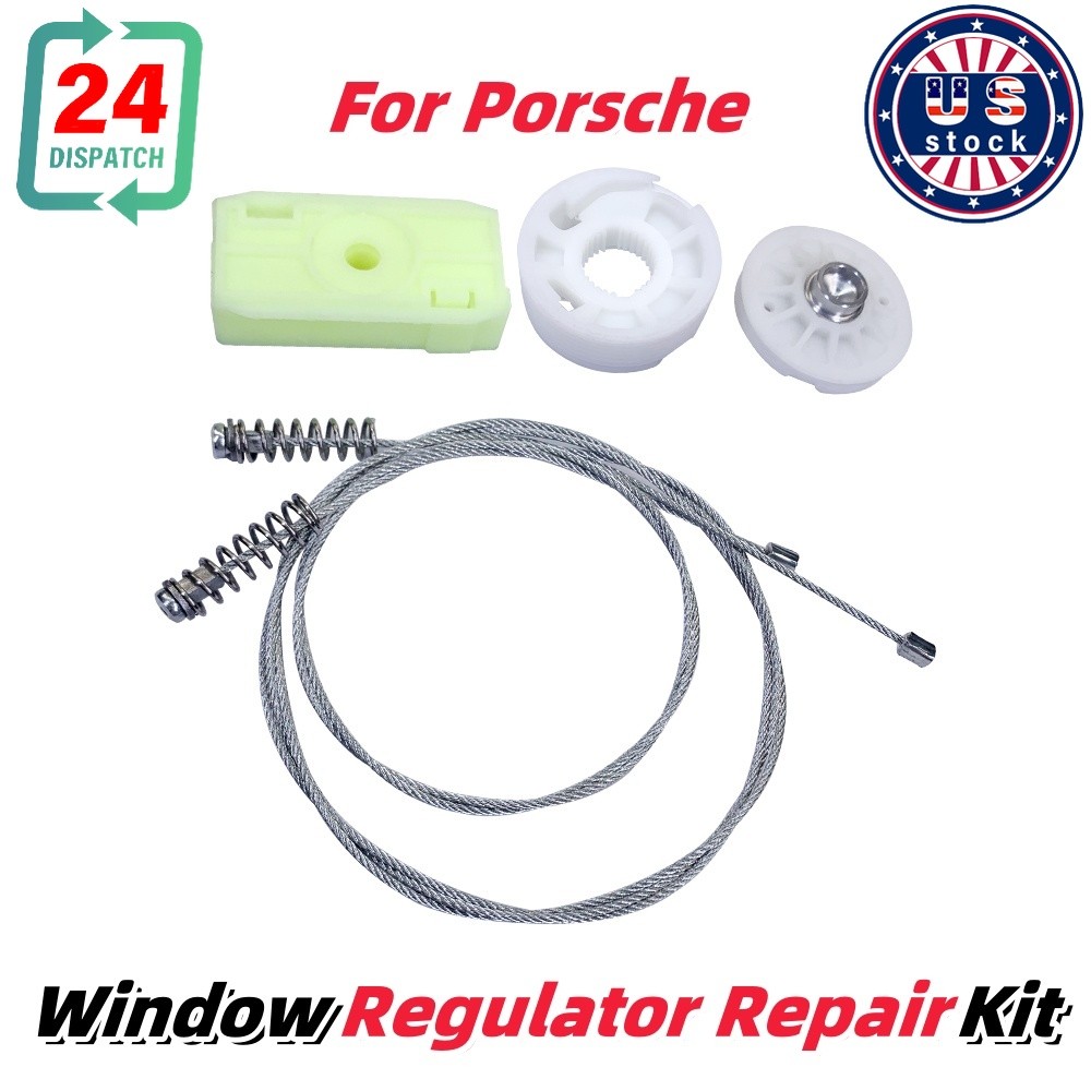 Rear/Left/Right For 2006-12 Porsche 911 Convertible Window Regulator Repair kit