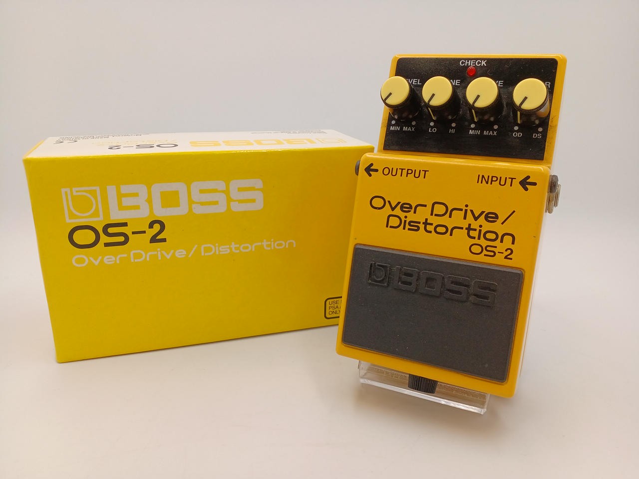 BOSS OS-2 Overdrive/Distortion Guitar Effects Pedal Vintage Used