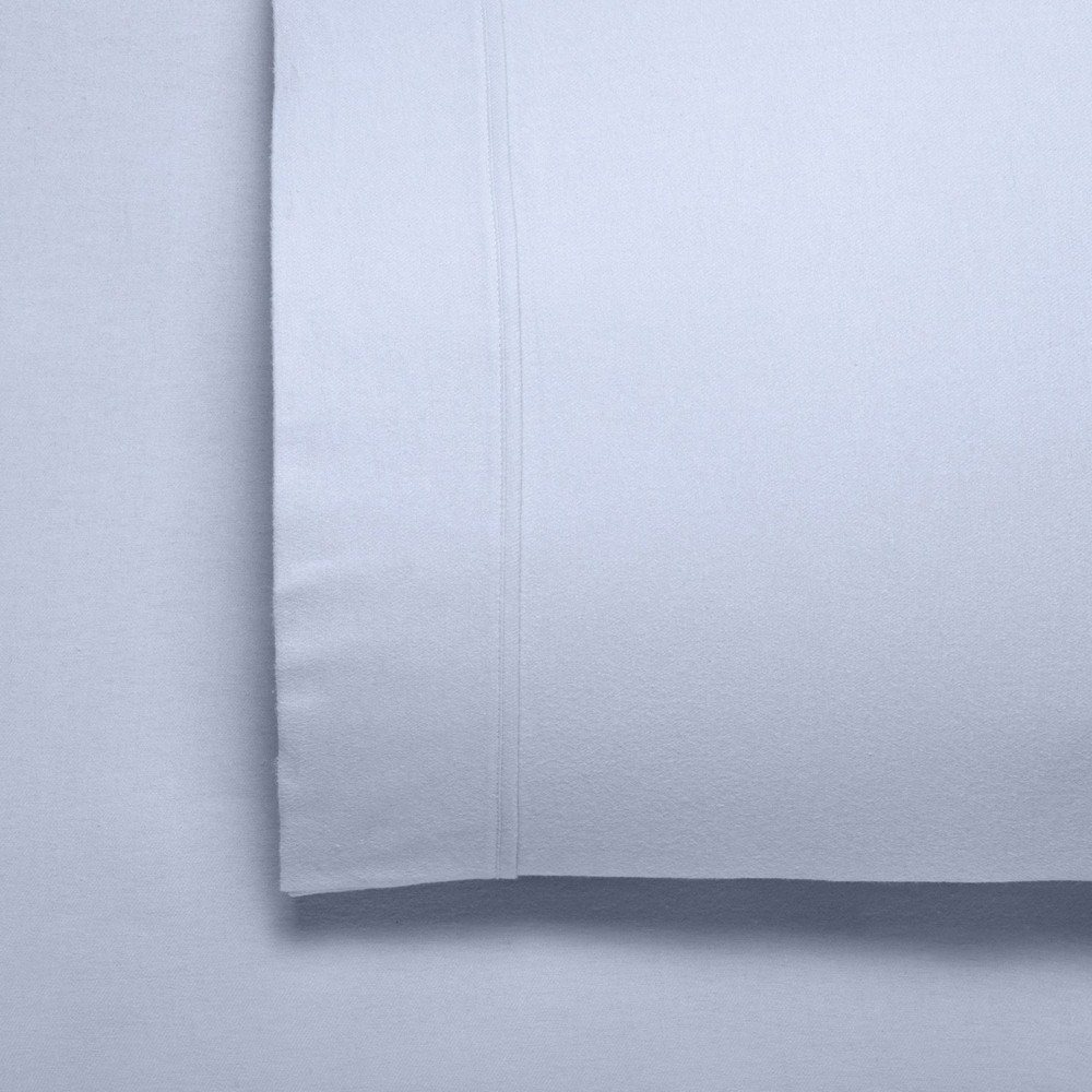 Bianca Fletcher Flannelette Sheet Set Steel Blue King Single 3pce