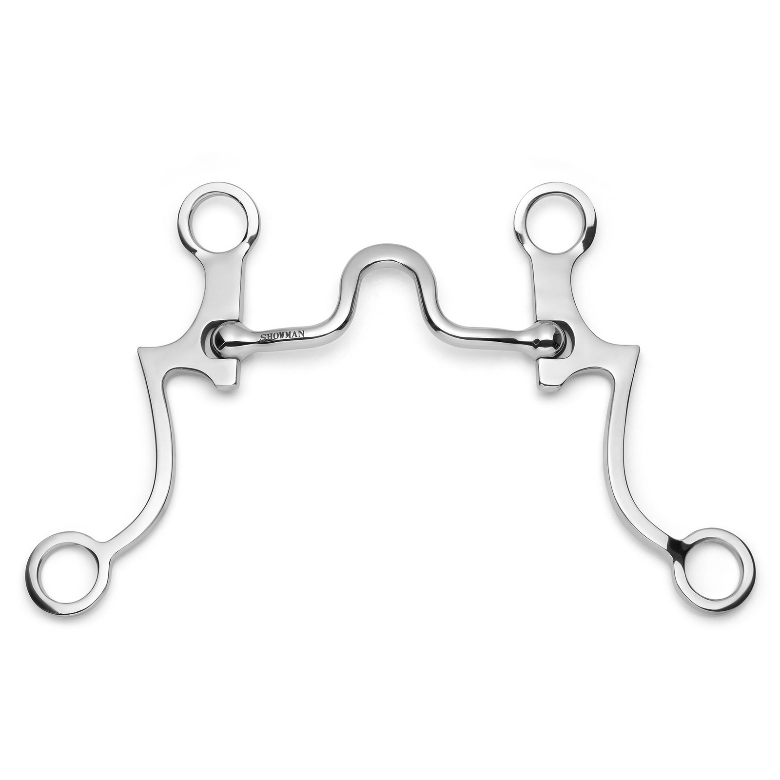 Showman Seven Shank Bit w/ U Flat Tongue Relief
