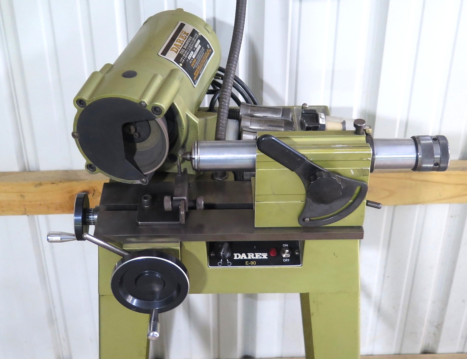 Darex E-90 End Mill Sharpener Assembly w/ 5C Collet Air Spindle