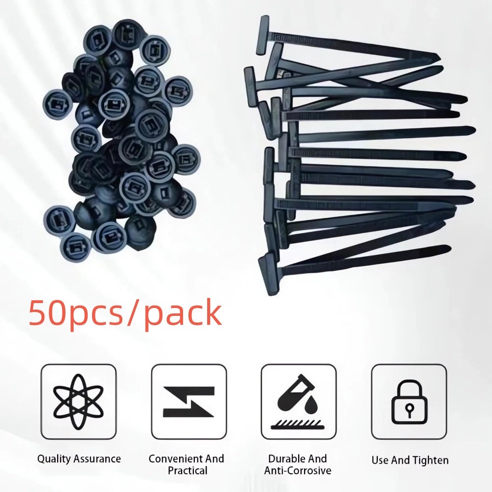 Nylon Cable Tie Buckle Heavy Duty Universal Self-Locking Nylon Zip Ties Holder