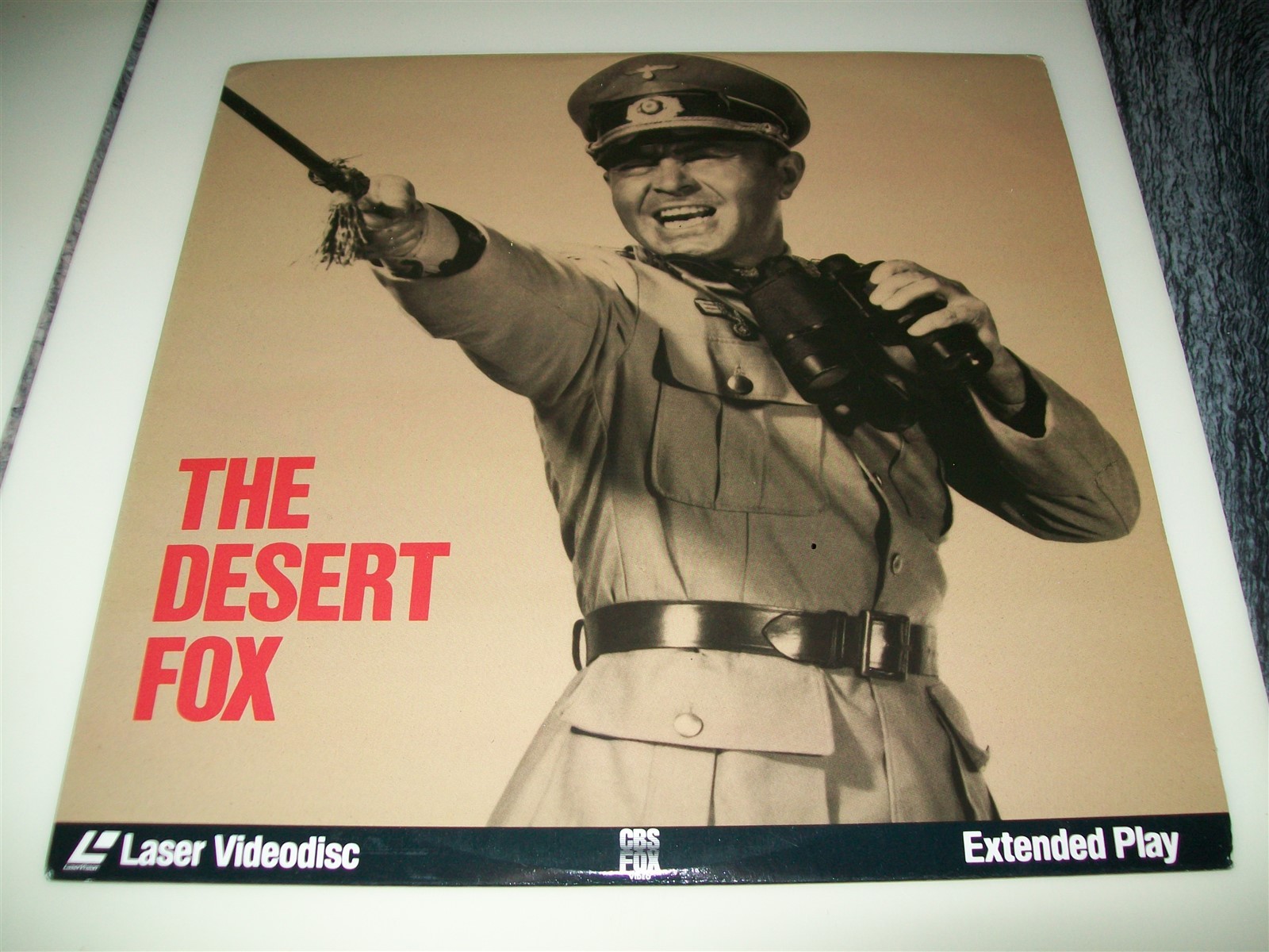 THE DESERT FOX Laserdisc LD EXCELLENT CONDITION VERY RARE JAMES MASON GREAT FILM