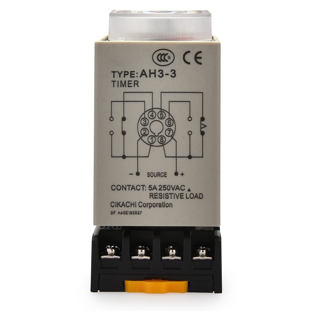 Baomain AC 220V AH3-3 Time Delay Relay Solid State Timer 8 Pins 60Min with...