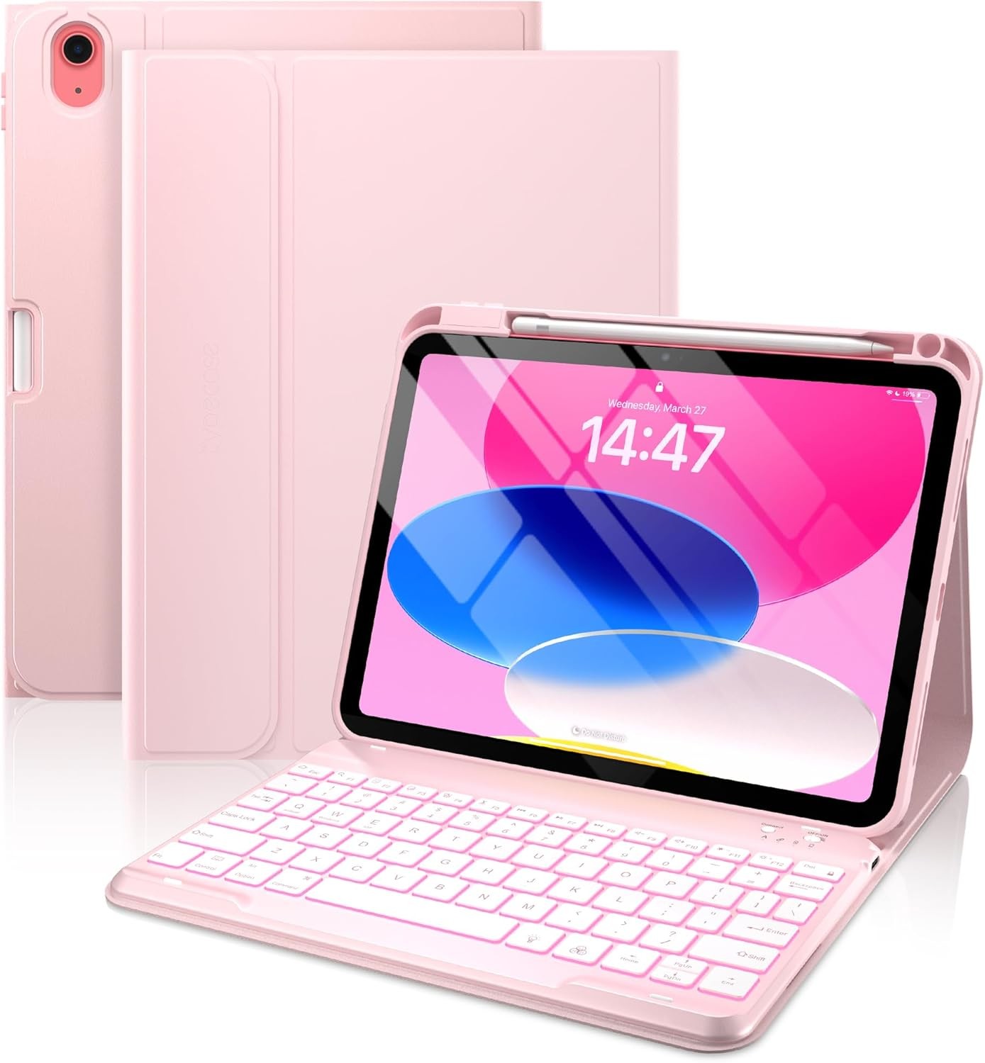 Funda con teclado typecase Folio para iPad 11ª/10ª Gen (11" 2025 & 10.9" 2022) –