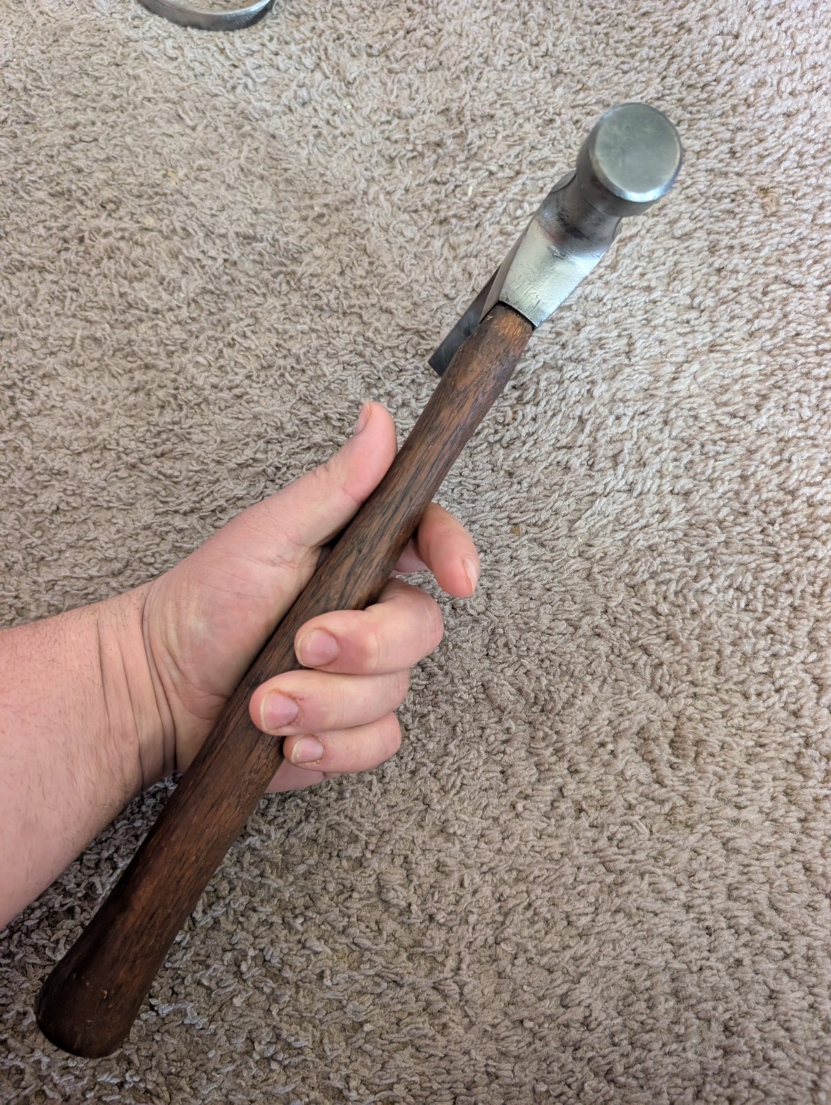 Vintage Stanley 101 20-OZ Wood Handle Claw Hammer