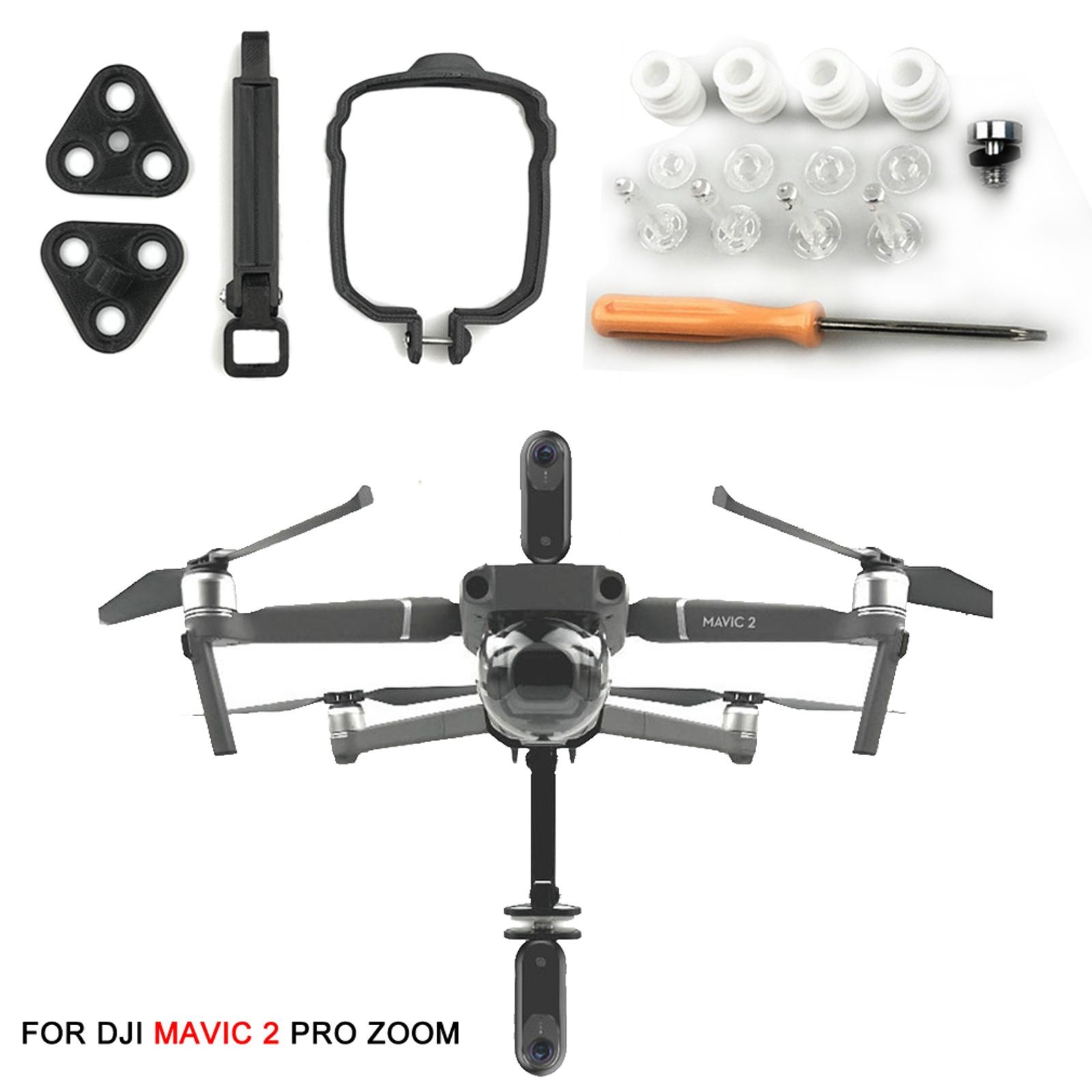 New 360° Panorama Camera Holder Mount Bracket For DJI Mavic 2 Pro Zoom Drone C